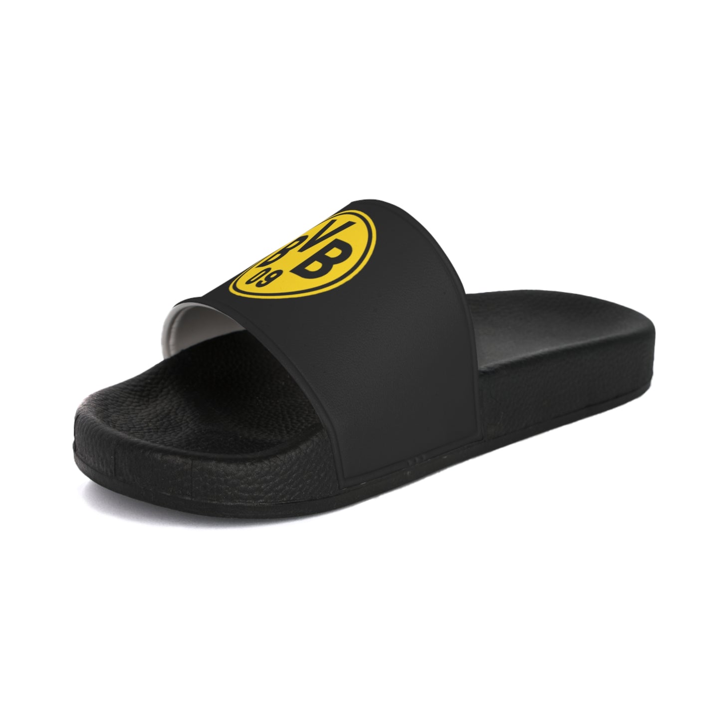 Men's Slide Sandals with Bold Logo - Comfortable Summer Footwear