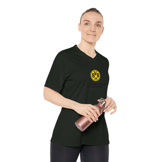 Women's Performance Dri-fit V-Neck T-Shirt - 'You'll Never Walk Alone'